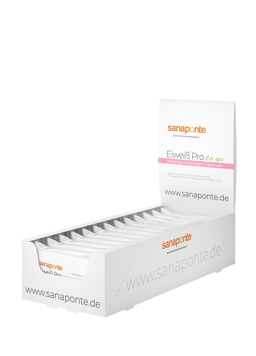 Eiweiß Pro to go Erdbeere Vegan Riegel